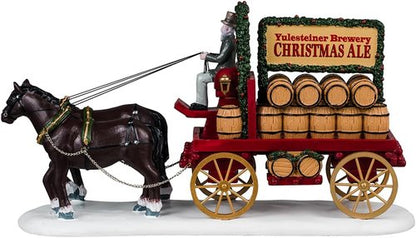 Lemax Christmas Village | Christmas Ale Delivery Figurine - Perfect Holiday Decor - 43710