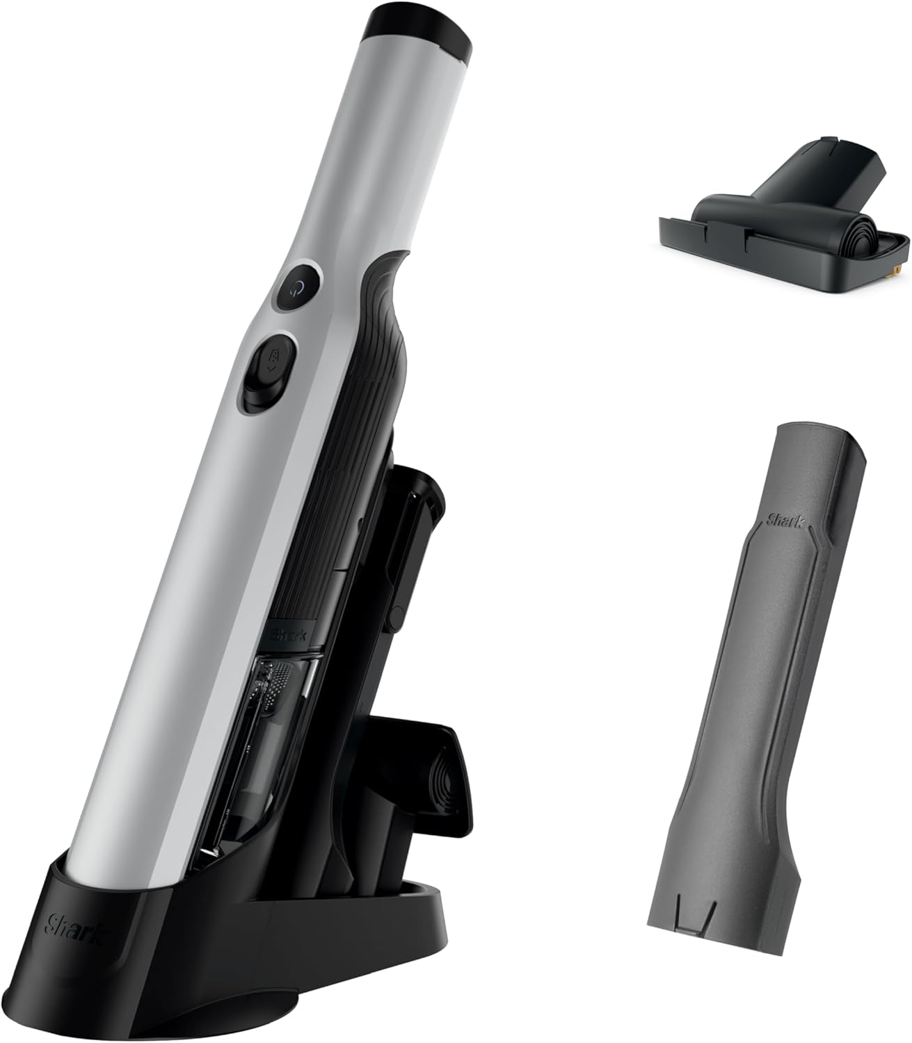 Shark WANDVAC Cordless Hand Vac - Lightweight & Portable 1.4 lbs | Powerful Suction & Furfins Tool, Gray