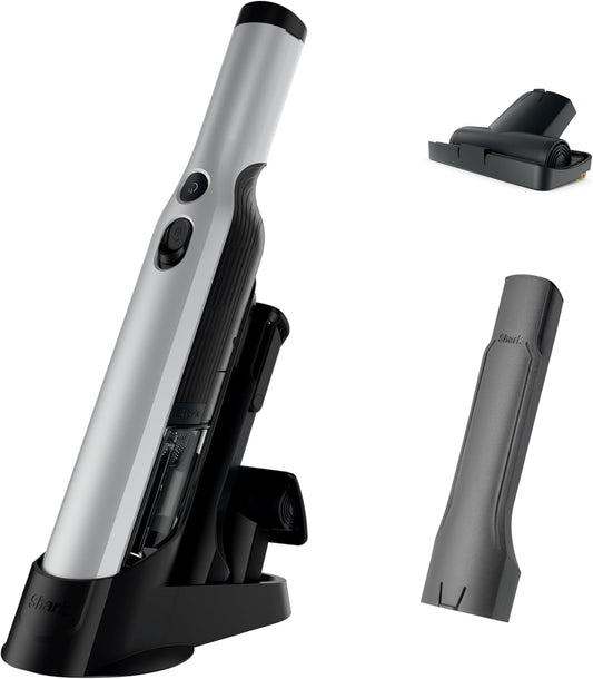 Shark WANDVAC Cordless Hand Vac - Lightweight & Portable 1.4 lbs | Powerful Suction & Furfins Tool, Gray