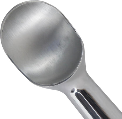 Zeroll Original Ice Cream Scoop - 4 Oz Size 10 | Durable Silver/Brown Design