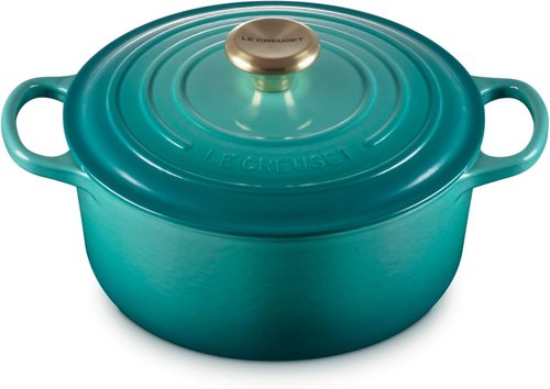 Le Creuset Enameled Cast Iron Dutch Oven - 4.5 Qt. | Signature Round Design in Riviera Color