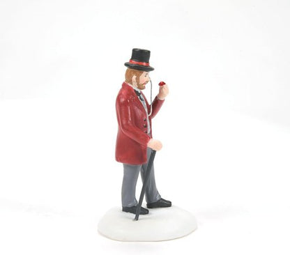 Department 56 Dickens Village 40th Anniversary Figurine - Handcrafted Porcelain Miniature Decor | 2.7 Inch