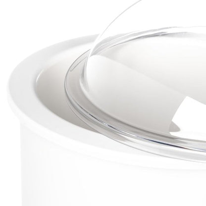 Carlisle Coldmaster Ice Cream Server - Insulated 3 Gallon Crock with Lid for Kitchens | White Plastic