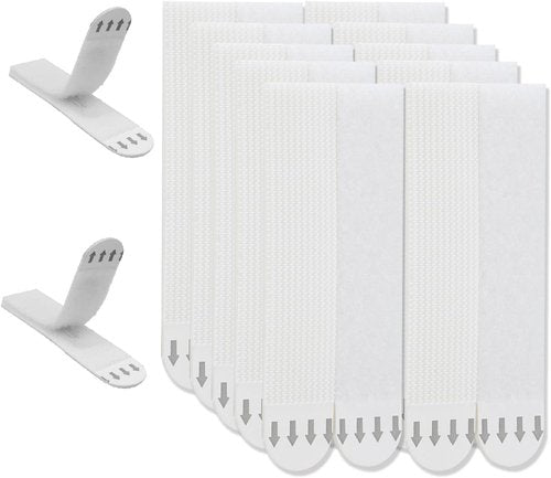 Gisde Heavy-Duty Picture Hanging Strips - 16 Pairs (32 Strips) No-Damage Wall Hangers for Easy Use