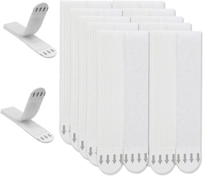 Gisde Heavy-Duty Picture Hanging Strips - 16 Pairs (32 Strips) No-Damage Wall Hangers for Easy Use