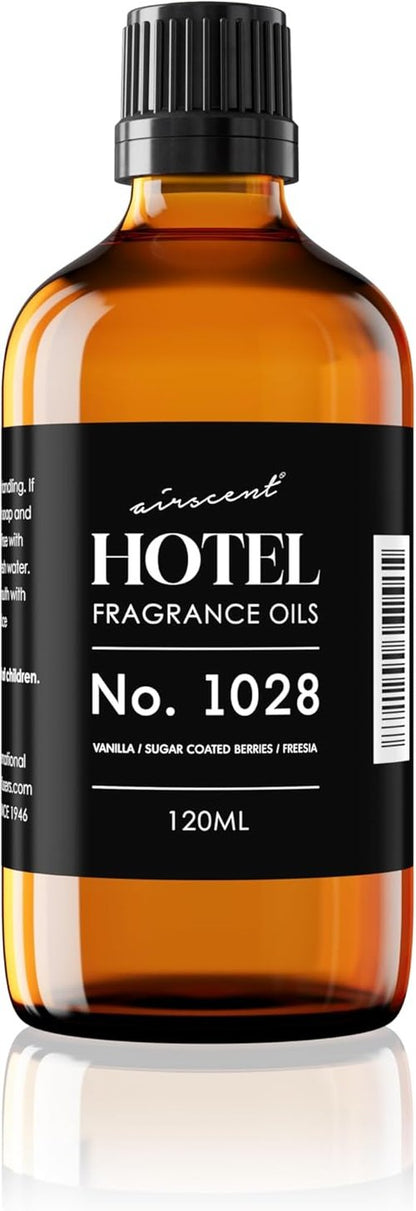 AirScent Hotel Diffuser Oil No. 1028 - Premium Fragrance Oil for Ultrasonic Diffusers | 120 mL Glass Bottle