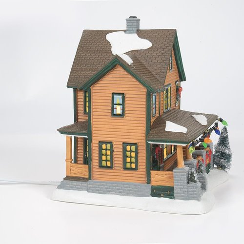 Department 56 Ralphie's House - Lit Christmas Village Decor - 7.24-Inch Collectible