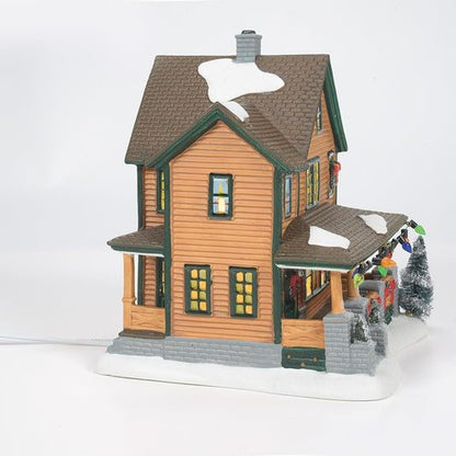 Department 56 Ralphie's House - Lit Christmas Village Decor - 7.24-Inch Collectible