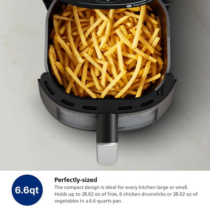 Philips Air Fryer - 13-in-1 Multi-Cooker with 6.6 Quarts Capacity & Cooking Window, Black