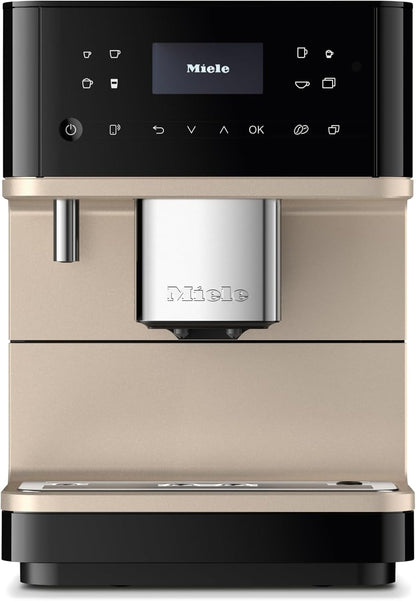 Miele CM 6360 MilkPerfection Coffee Machine - OneTouch for Two, WiFi-Compatible, Obsidian Black CleanSteel