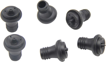 Wine Stoppers, Vacuum Stoppers for Wine Saver Vacuum Pump Preserver Edible Grade Rubber Wine Stopper, Keep Your Wine Fresh Pack of 6
