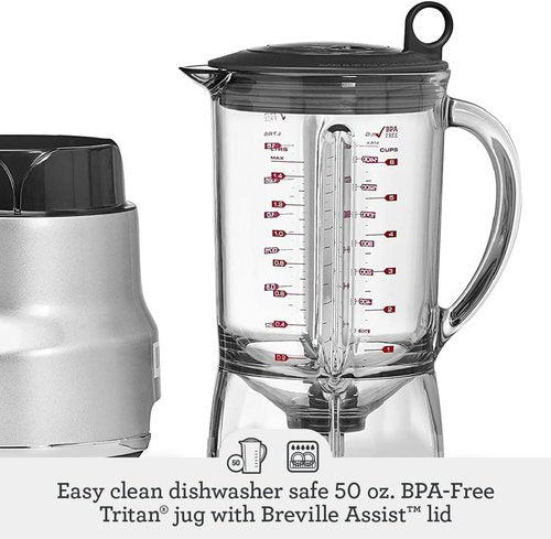 Breville Fresh And Furious Blender - High-Performance Silver Kitchen Appliance