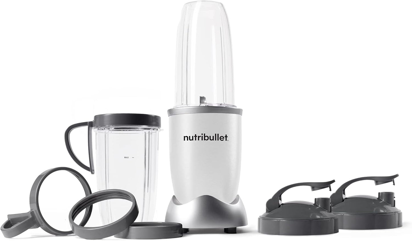 NutriBullet Pro 13-Piece Blender Set - Powerful 900W Motor in Sleek White Finish