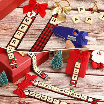 DIY Christmas Ornaments Craft Kit with Hot Glue Gun - Stylish