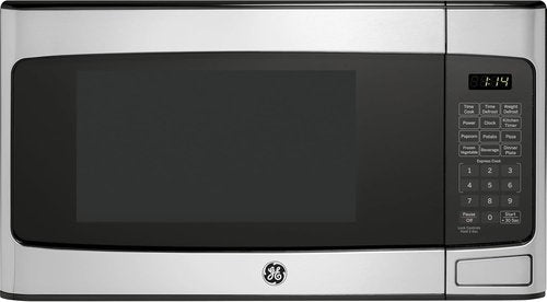 GE Countertop Microwave Oven - Compact 1.1 Cu. Ft. | 950-Watt with 6 Auto Cooking Settings & Child-Lock
