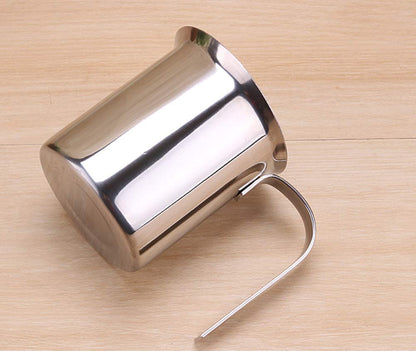 304 Stainless Steel Double-layer Manual Foamer for Milk Coffee, etc. (27 oz)