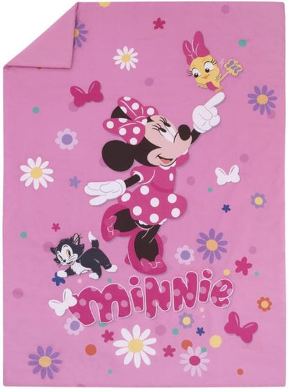 Disney Minnie Mouse 4 Piece Toddler Bedding Set