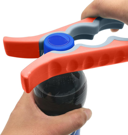 Otstar Jar Opener | Easy Grip Bottle & Can Opener for Seniors & Arthritis | Orange Color
