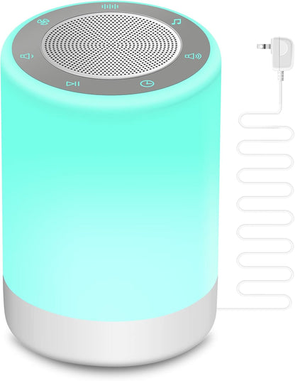 Sound Machine - White Noise Machine for Baby with Night Light & 32 High Fidelity Sounds | 5 Timers