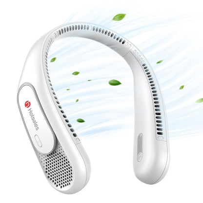 Hotsales Neck Fan, Hands Free Bladeless Neck Fans Portable Rechargeable, 6000 mAh Battery Operated Wearable Personal Fan, Cooling Neck Fan, 3 Speeds, USB Fan Gifts for Men, Women, Travel, Outdoor