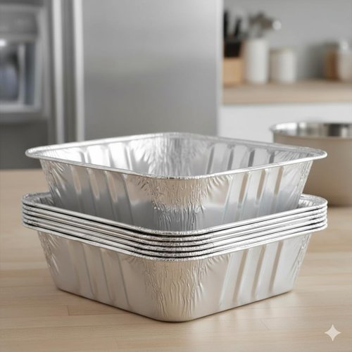 Extra-Thick Disposable Aluminum Baking Pans by [Brand Name] - Pack of 30 | 9” x 9” Recyclable Square Tins | Superior Heat Conductivity & 2” High Walls