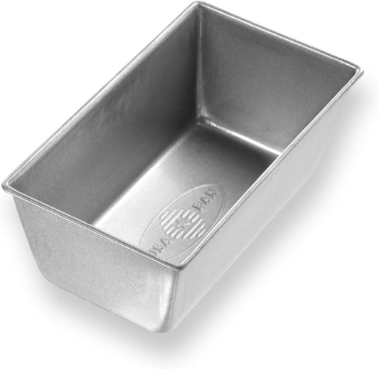 USA Pan Bakeware Nonstick Mini Loaf Pan Set - Durable Aluminized Steel, 4-Piece Set