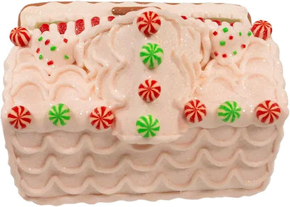 The Bridge Collection Light Up Gingerbread House - Festive Christmas Decor | 9-Inch Gingerbread Village Figurine