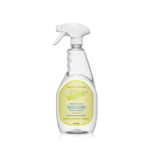 Whip-It Capri Lemon Streak Free Glass Surface Cleaner Spray - Multi-Surface Window Cleaner Spray for Tough Stains - 32oz