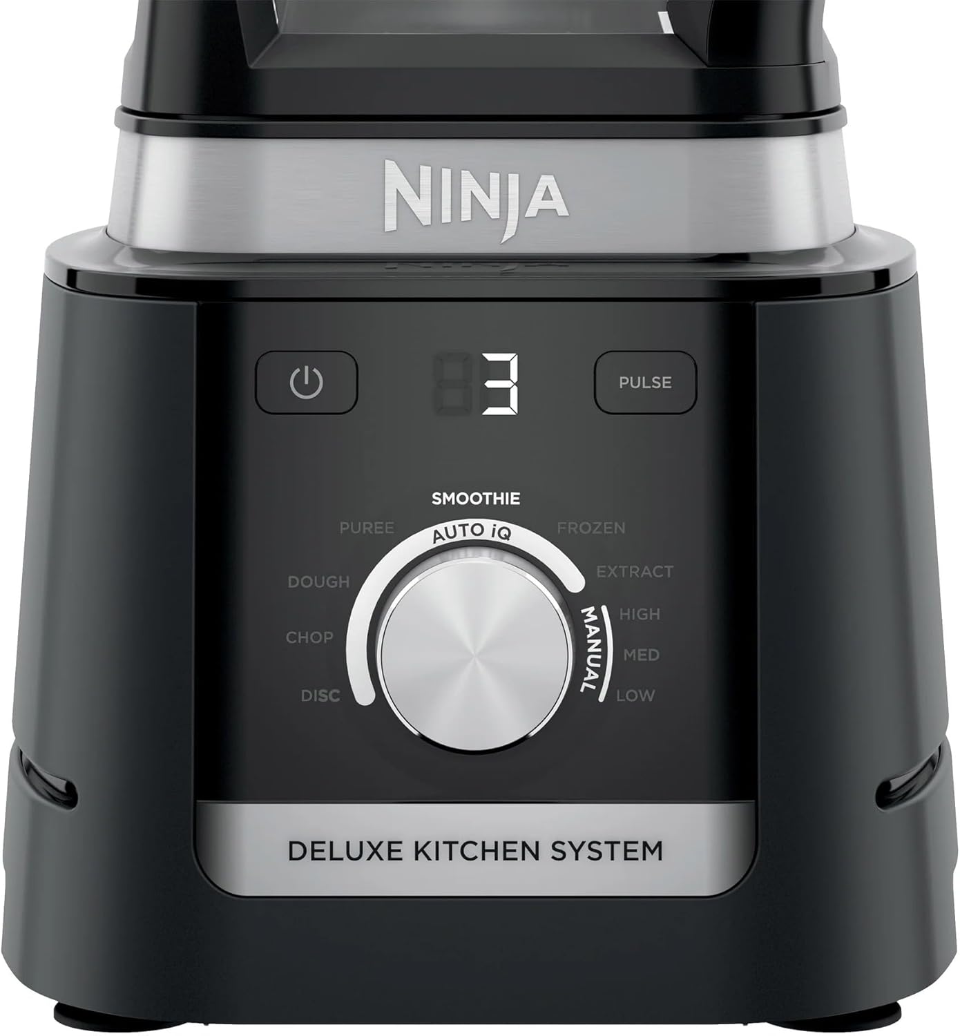 Ninja CO905KS Deluxe Kitchen System - 1600W Auto-IQ Base, 88oz Pitcher & 9-Cup Food Processor