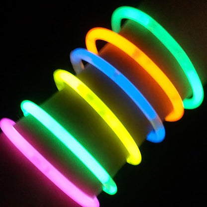 200 Counts Glow Sticks Party Pack - 8" Neon Glow in the Dark Bracelets & Necklaces, Bulk Party Favors