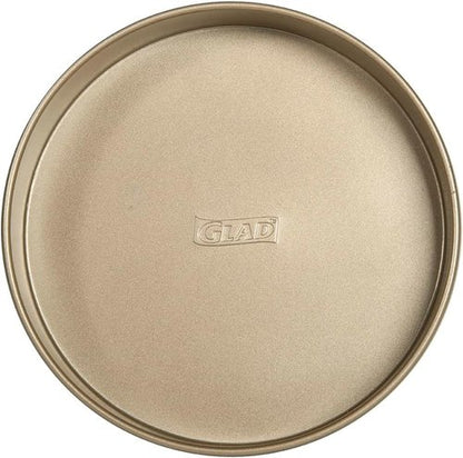 Glad Round Baking Pan - Nonstick Heavy Duty Bakeware for Cakes & Desserts | 9.6 Inches