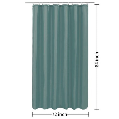 ALYVIA SPRING Extra Long Fabric Shower Curtain Liner Waterproof - 72" x 84", Soft & Lightweight XL Shower Curtain with 3 Magnets, Machine Washable - 72x84, Sea Teal