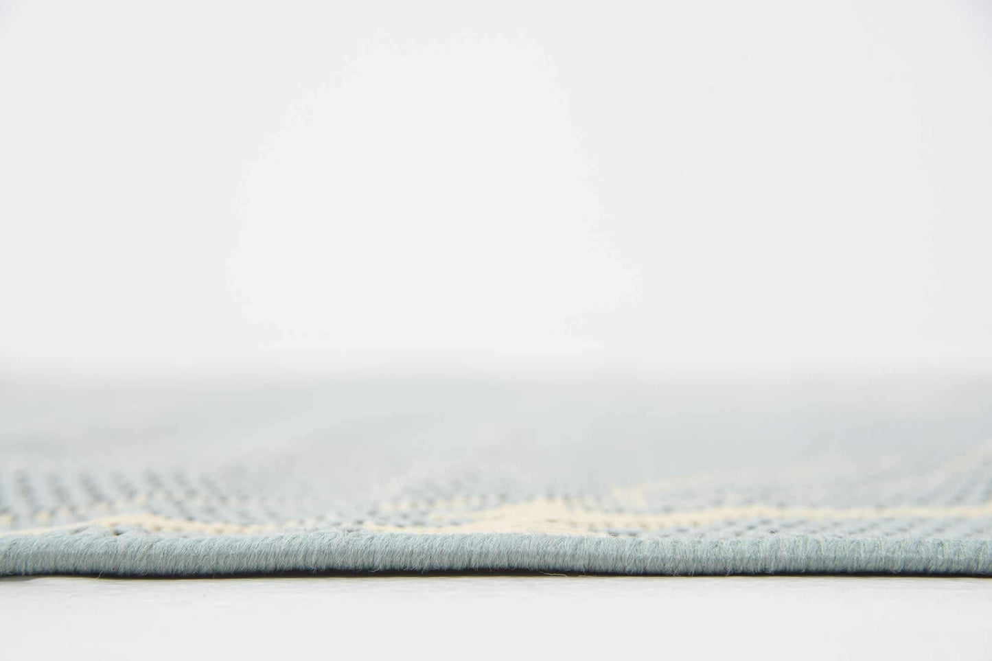 Unique Loom Outdoor Botanical Collection Area Rug - Branch (5' 1" x 8' Rectangle, Light Blue/ Beige)