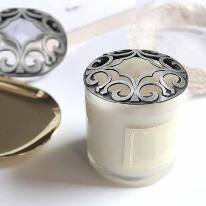 MrMrKura Candle Toppers - 2 Pcs Metal Covers for Even Burning | Perfect Gift for Women