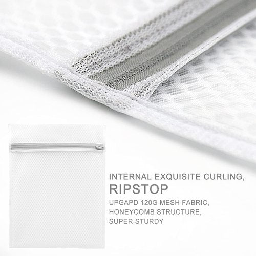 Honeycomb Mesh Laundry Bags - Durable Delicate Washing Machine Bags | XXS Trial Size (1PC)