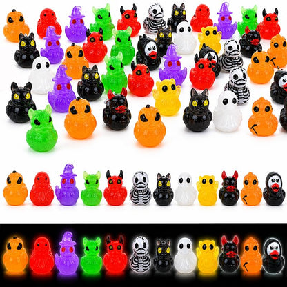 Halloween Mini Resin Duck Party Favors - 50 Count