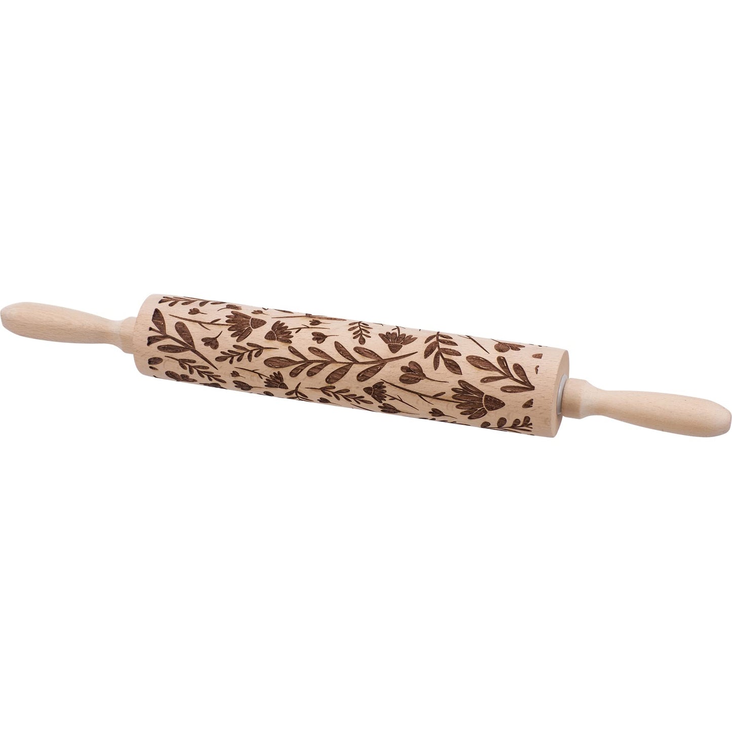 Primitives by Kathy Large Floral Pattern Rolling Pin