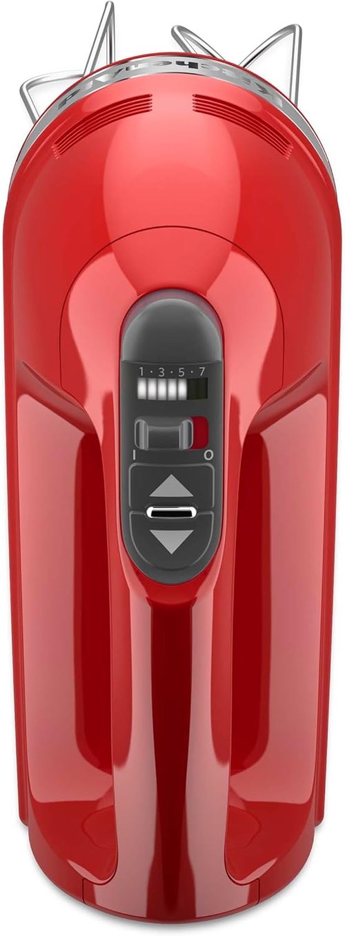 KitchenAid 7-Speed Hand Mixer - Powerful Mixing Performance | Empire Red Color