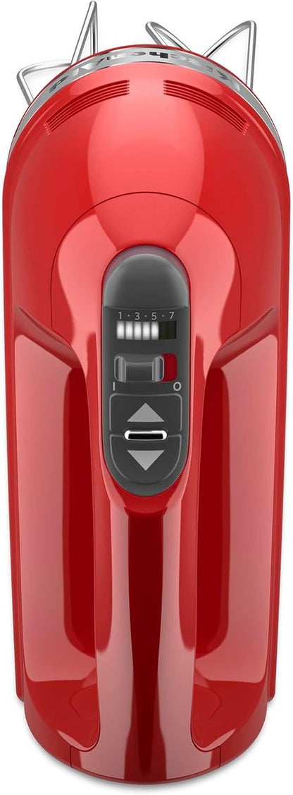 KitchenAid 7-Speed Hand Mixer - Powerful Mixing Performance | Empire Red Color