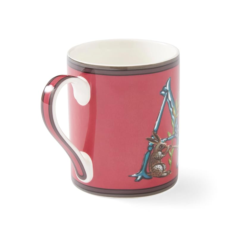 Spode Kit Kemp Alphabet Mug A 12 Oz - Red