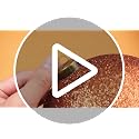 Large Brown Christmas Ball Ornaments Set - 8 Pcs 6 Inch Extra Large Holiday Decor