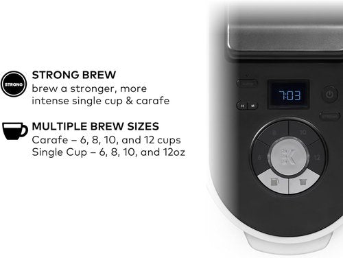 Keurig K-Duo Plus Coffee Maker - Single Serve & Carafe with 60oz Reservoir, Programmable Auto Brew, Black