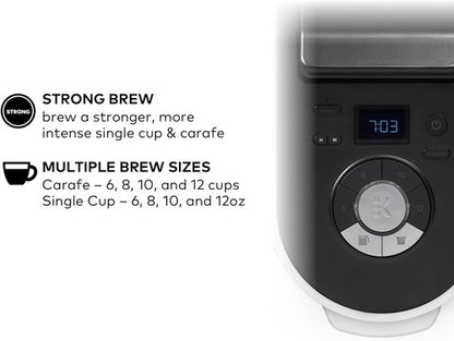 Keurig K-Duo Plus Coffee Maker - Single Serve & Carafe with 60oz Reservoir, Programmable Auto Brew, Black