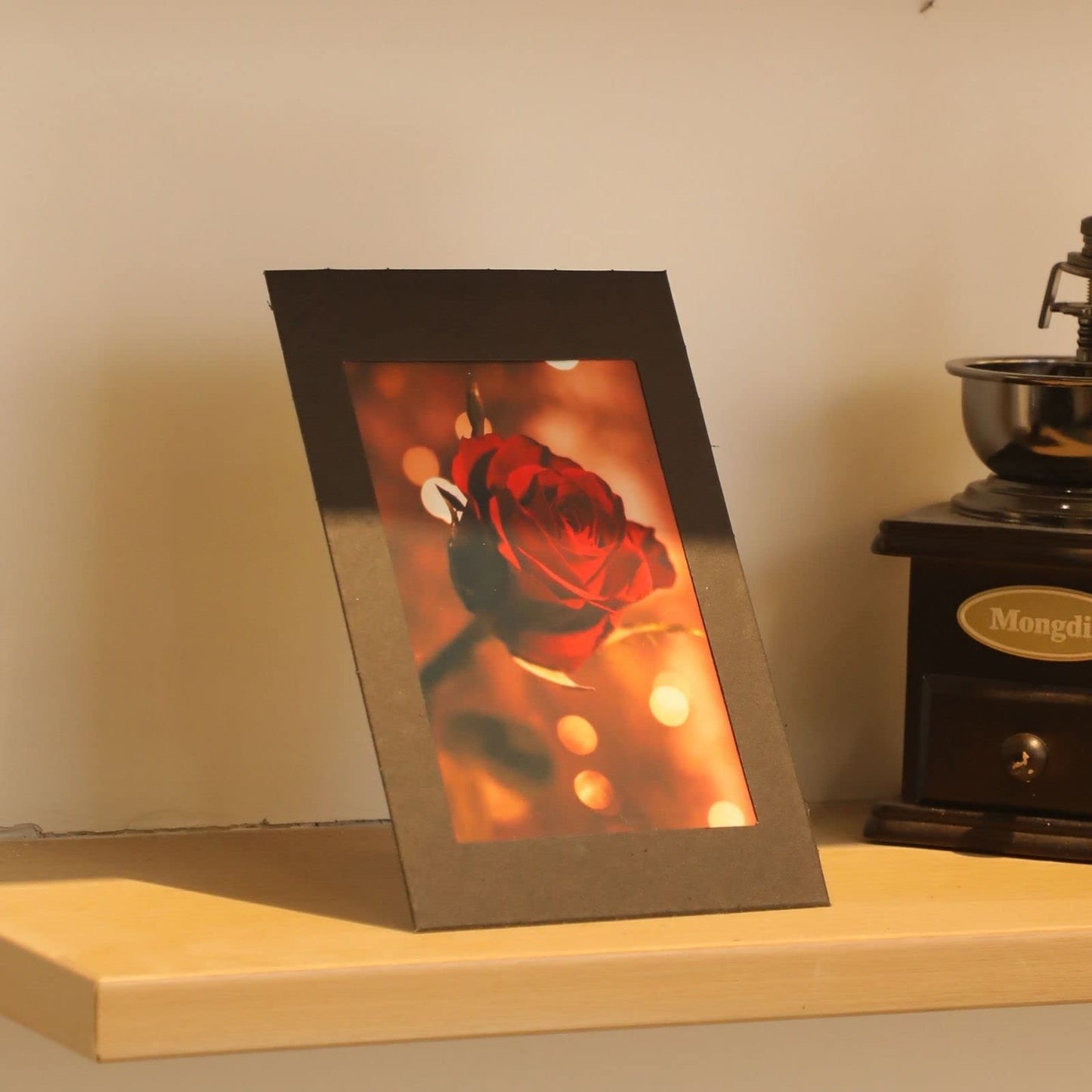 Litpoetic 200 Pack Standing Paper Picture Frames 4x6,Cardboard Photo Frame with Easel,Paper Photo Frame Cards,Gallery Frames Bulk For Father's Day,DIY,Classroom, Black