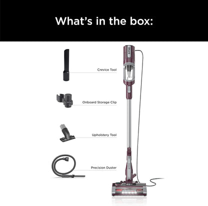 Shark HZ702 Ultralight PetPro Corded Stick Vacuum - PowerFins HairPro & Odor Neutralizer | Wine Purple