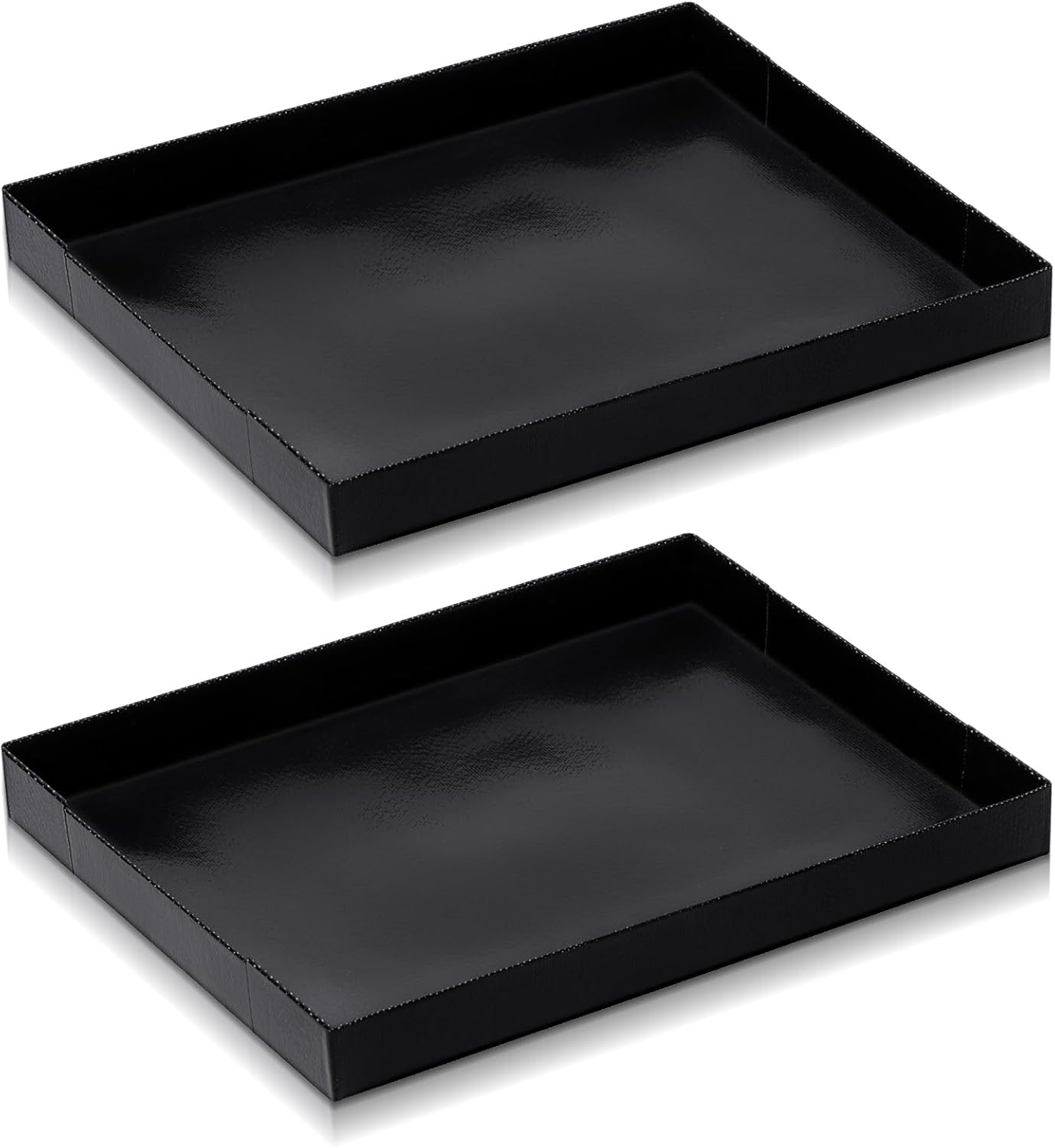 Teenyyou Non-Stick Oven Basket Set - 14.5'' x 13.5'' PTFE Cooking Trays for Chips, Chicken Wings & More
