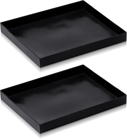 Teenyyou Non-Stick Oven Basket Set - 14.5'' x 13.5'' PTFE Cooking Trays for Chips, Chicken Wings & More