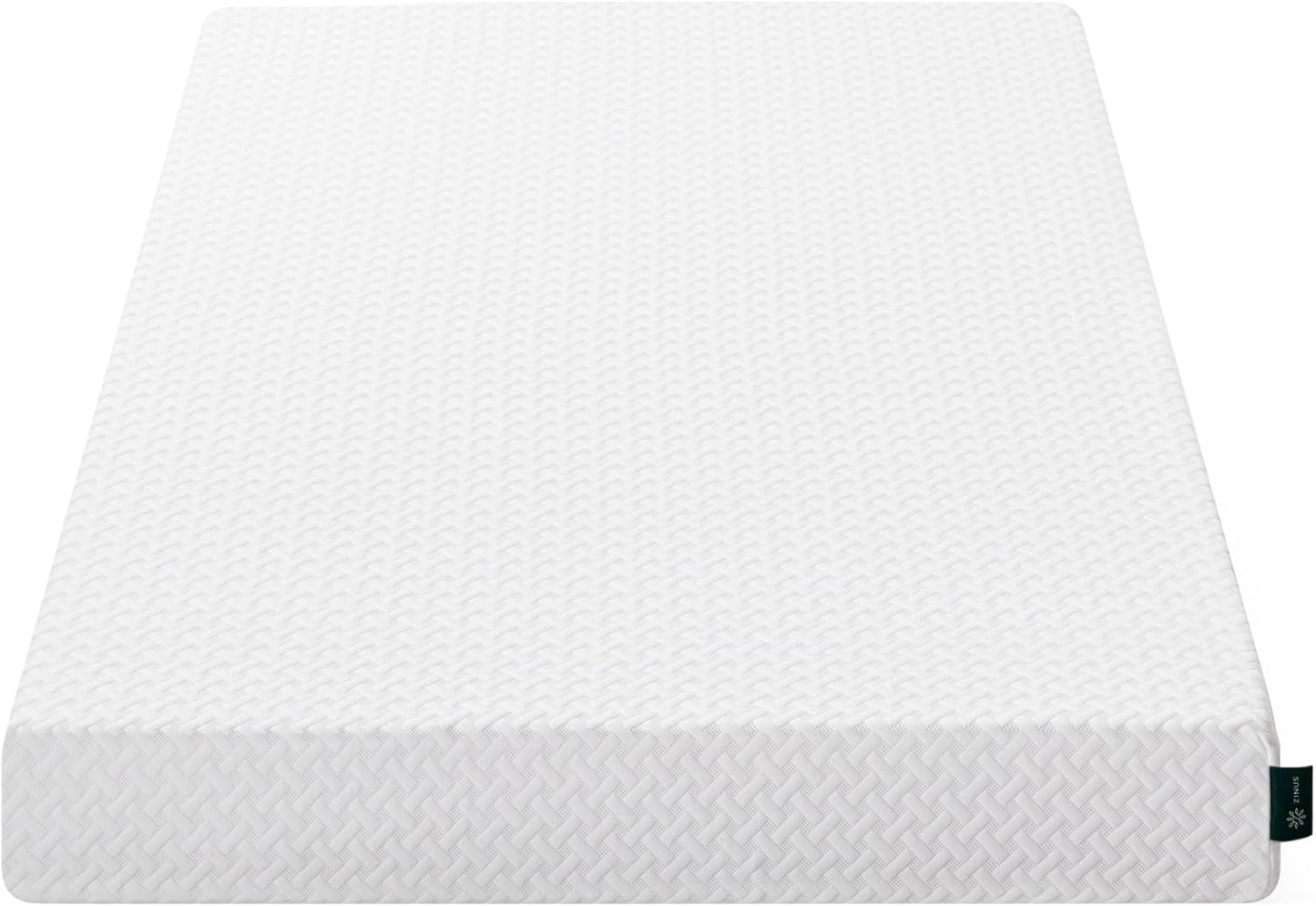ZINUS 6 Inch Twin Memory Foam Mattress - Cooling Essential Design, Medium Feel, Fiberglass Free, Safe Materials