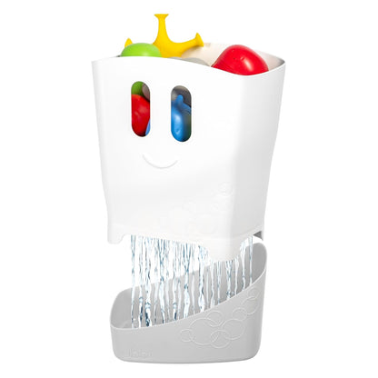 Ubbi Bath Toy Organizer - Freestanding Caddy with Removable Drying Rack for Toddlers | Gray