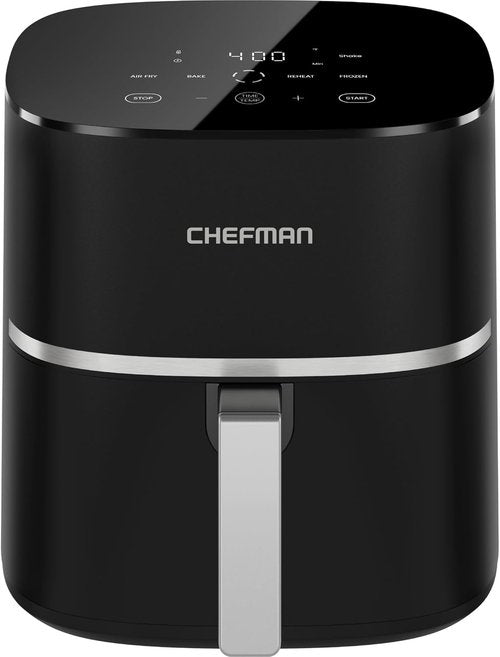 Chefman TurboX 4-in-1 Air Fryer - 5-Quart Capacity for Crispy Chicken, Fries & More | Digital Touch Controls